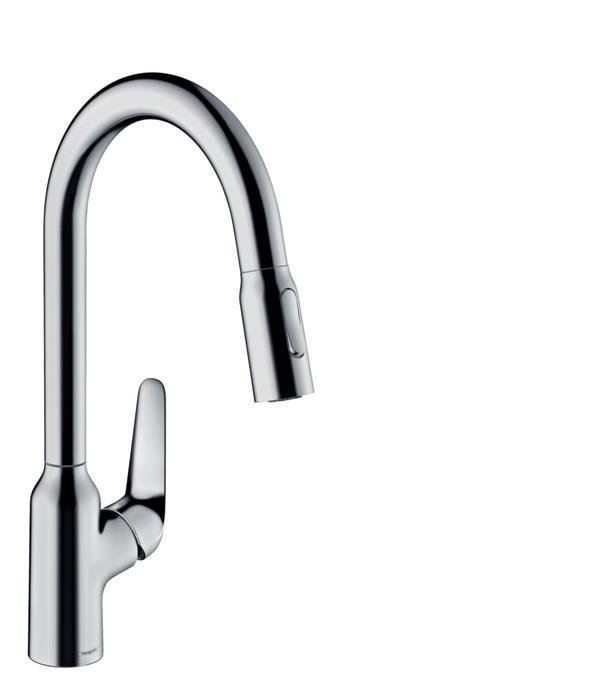 71800000 Hansgrohe Focus M42 Single Lever Kitchen Mixer Tap with