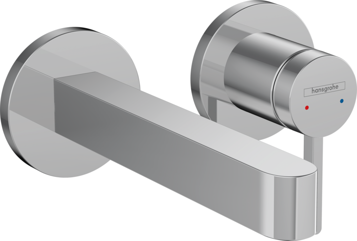 Finoris Single lever basin mixer for concealed installation wall