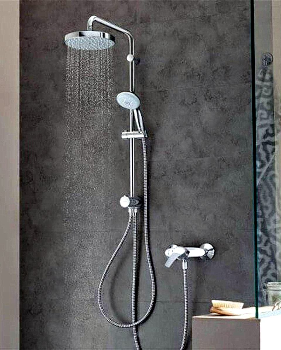 grohe new tempesta  shower systemsystem + μπαταρια ντουζ OIOLI