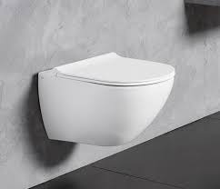 BIANCO CERAMICA REMO rimless wall hang toilet 56 cm white matt