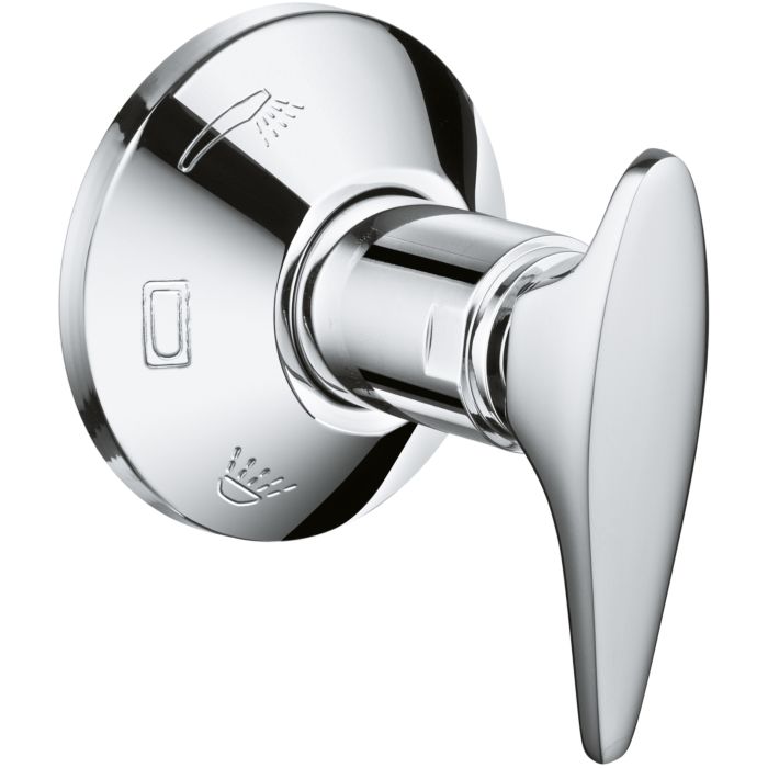 Grohe lever 45068 with rosette 45068000 chrome
