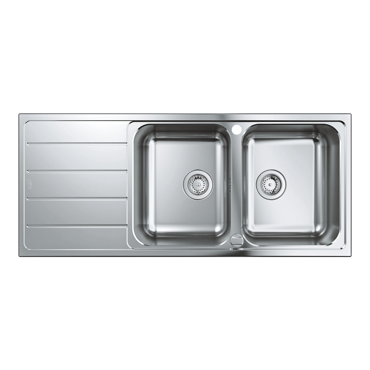 Grohe sink 31588SD1 116x50cm, surface-mounted or flush, 2 basins
