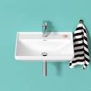 Duravit D-Neo Hand Washbasin white, with 1 tap hole