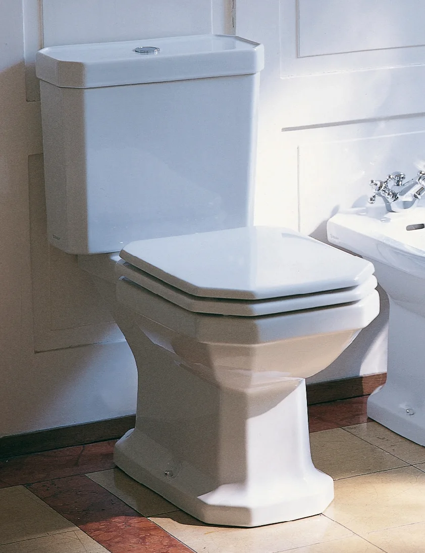 1930 Series Two Piece Toilet Bowl+ seat cover