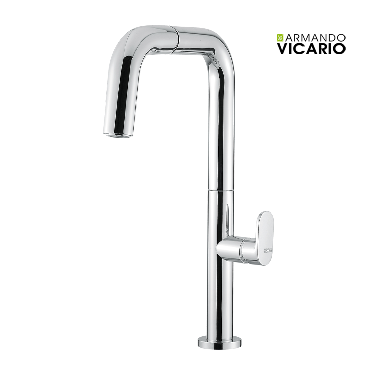 Thermomix EVA sink faucet with high swivel spout and sliding sho