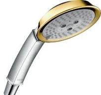 Hansgrohe 28548090 shower knob in the optic chrome / gold color 