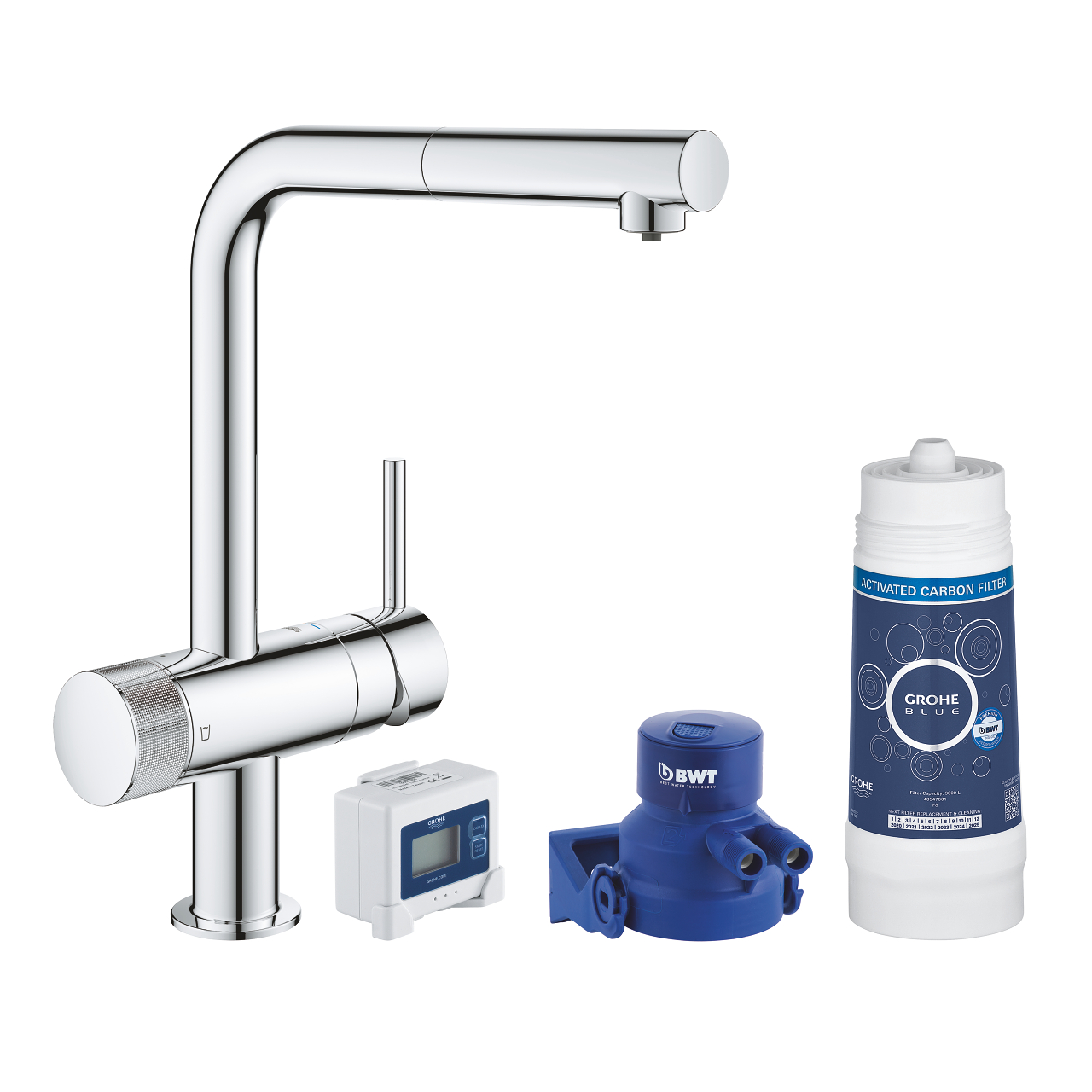GROHE BLUE PURE MINTA DUO STARTER SET COMBINES GREAT-TASTING FIL