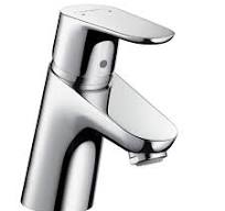 hansgrohe Focus Single lever basin mixer 70 with push-open waste