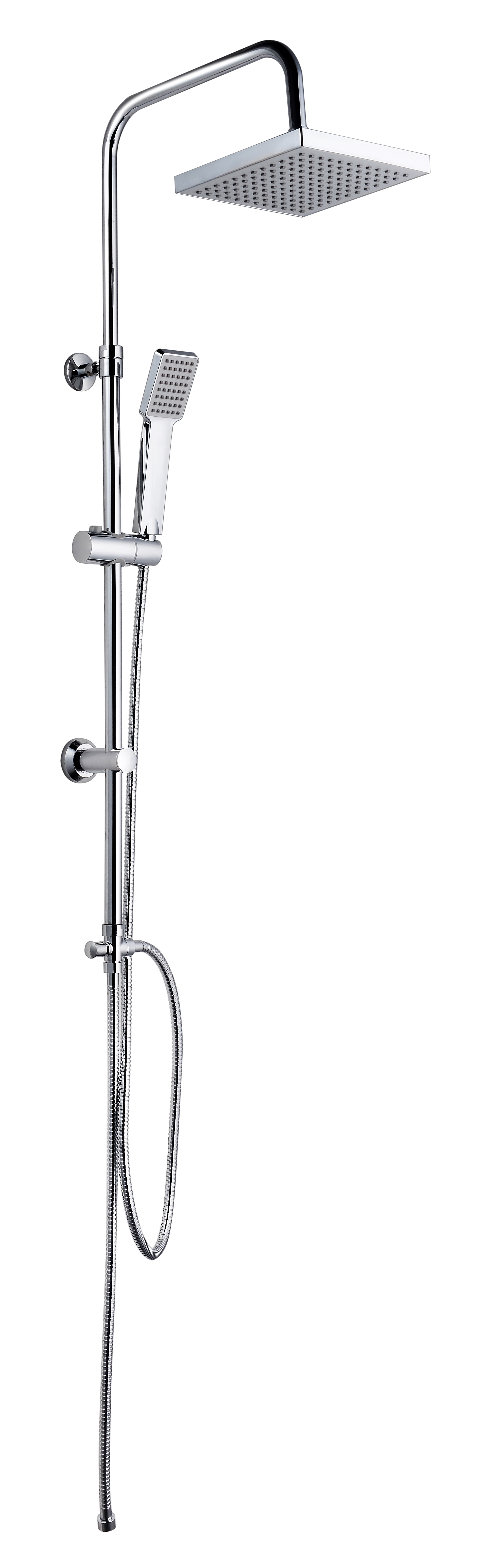 DISFLEX Altair square shower column with showerhose, Φ200 round 