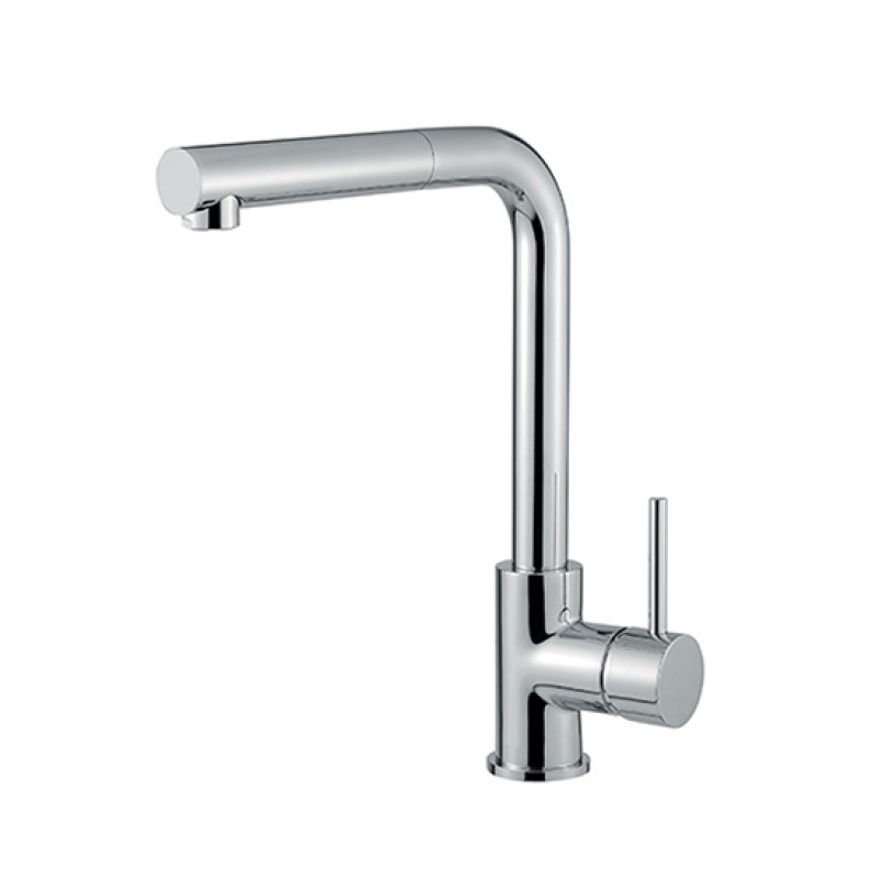 Fiore Catania Chrome Sink Faucet (306CR9403) with sliding shower