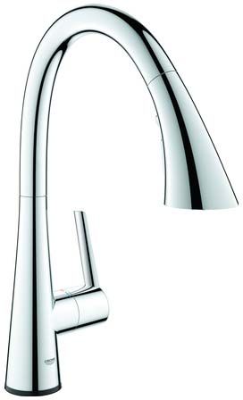 Grohe Zedra Grohe Zedra 30219002 chrome, pull-out shower, electr
