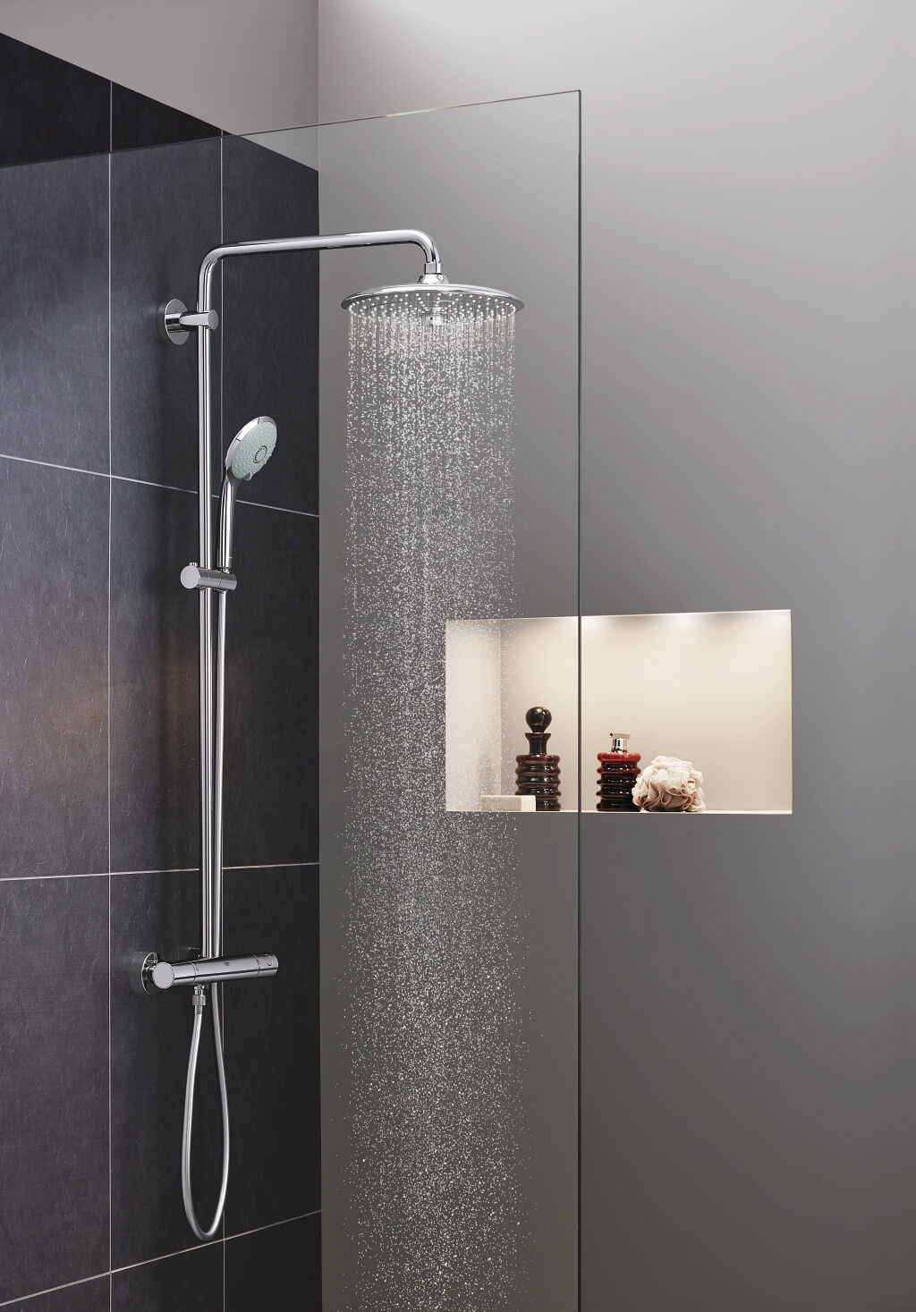 Grohe Euphoria System 260-310 Shower System With Thermostatic Mi