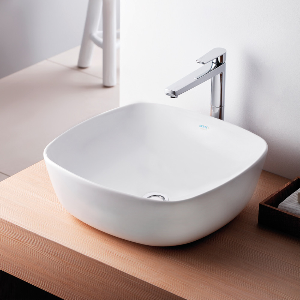 Serel 46x46 Without Tap Hole Washbowl