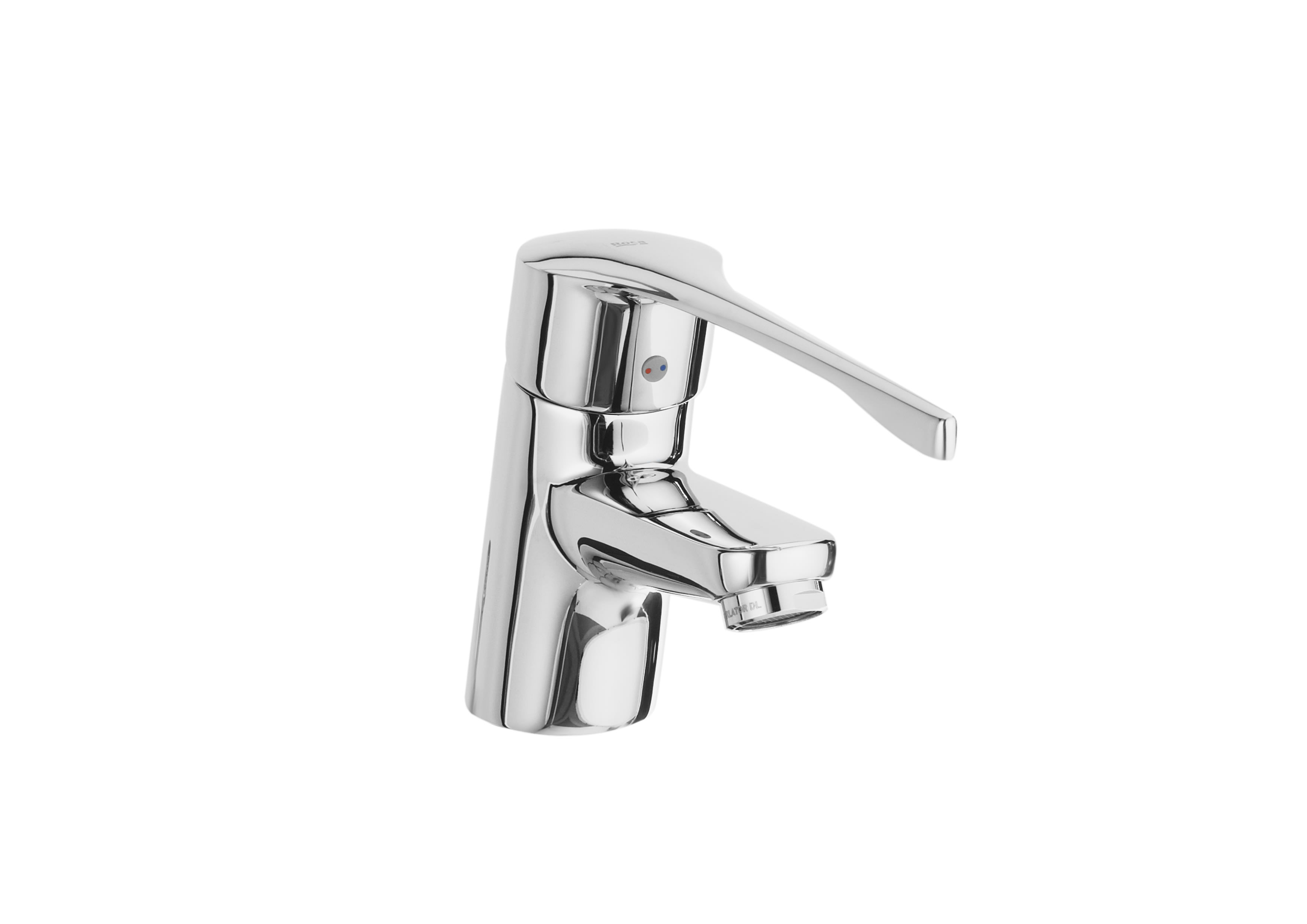 Basin mixer with chain connector. Handle for People with Reduced