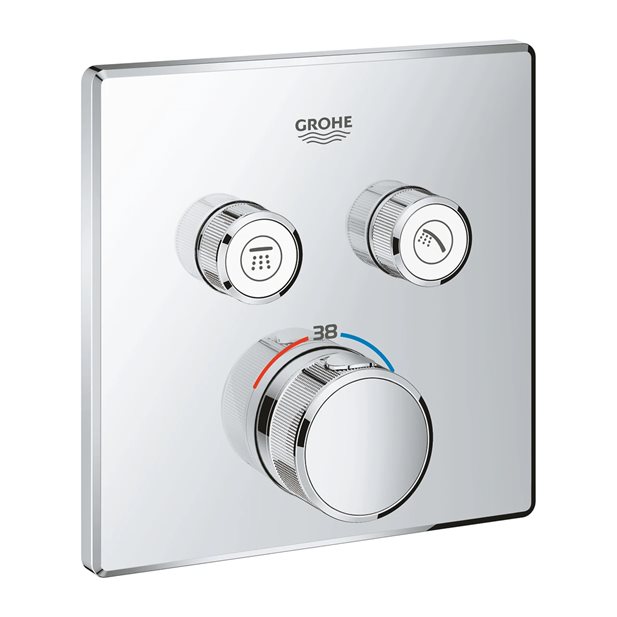 GROHE SMART CONTROL 29124000 BUILT-IN THERMOSTATIC 2-OUTLET FAUC