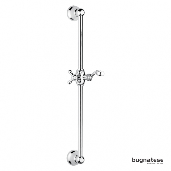 Retro shower rod, height 60.5 cm, with phone holder, Bugnatese I