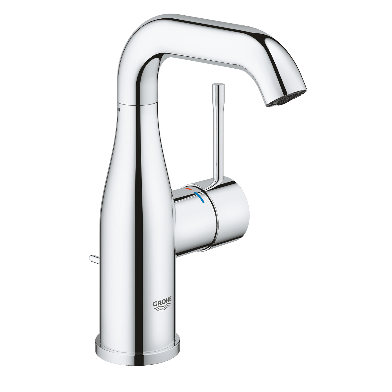 grohe essence washbasin mixer tap made of brass with valve