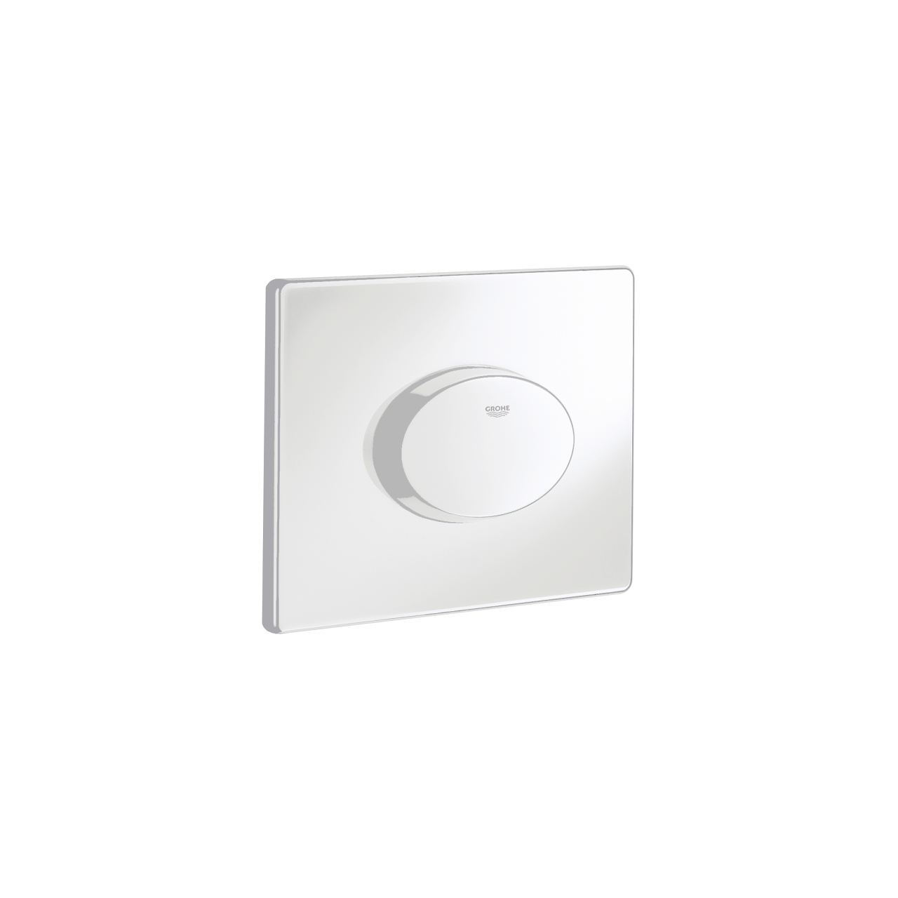 GROHE SKATE WALL PLATE WHITE