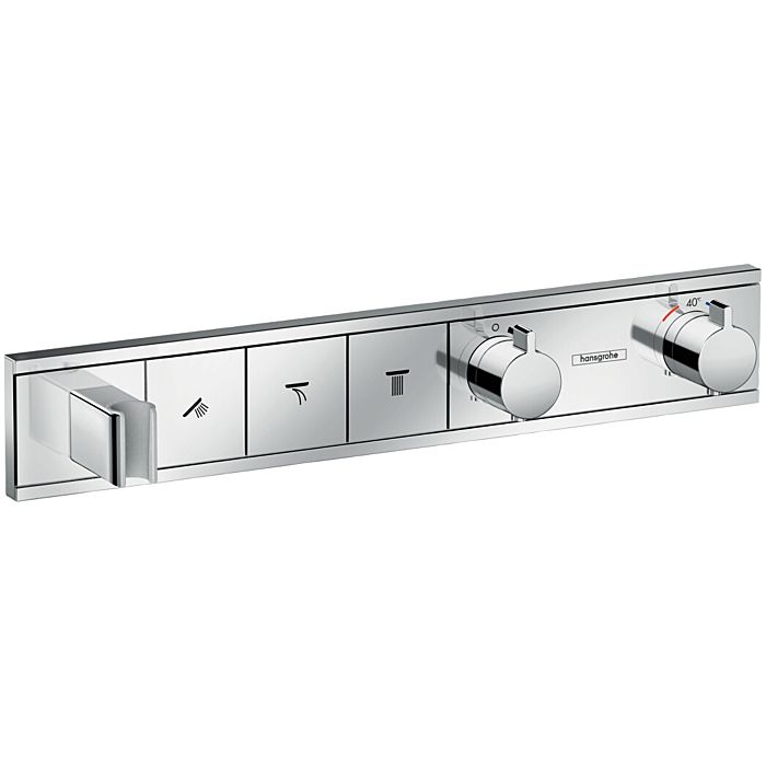 Hansgrohe RainSelect shower thermostat 15356000 chrome, for 3 co