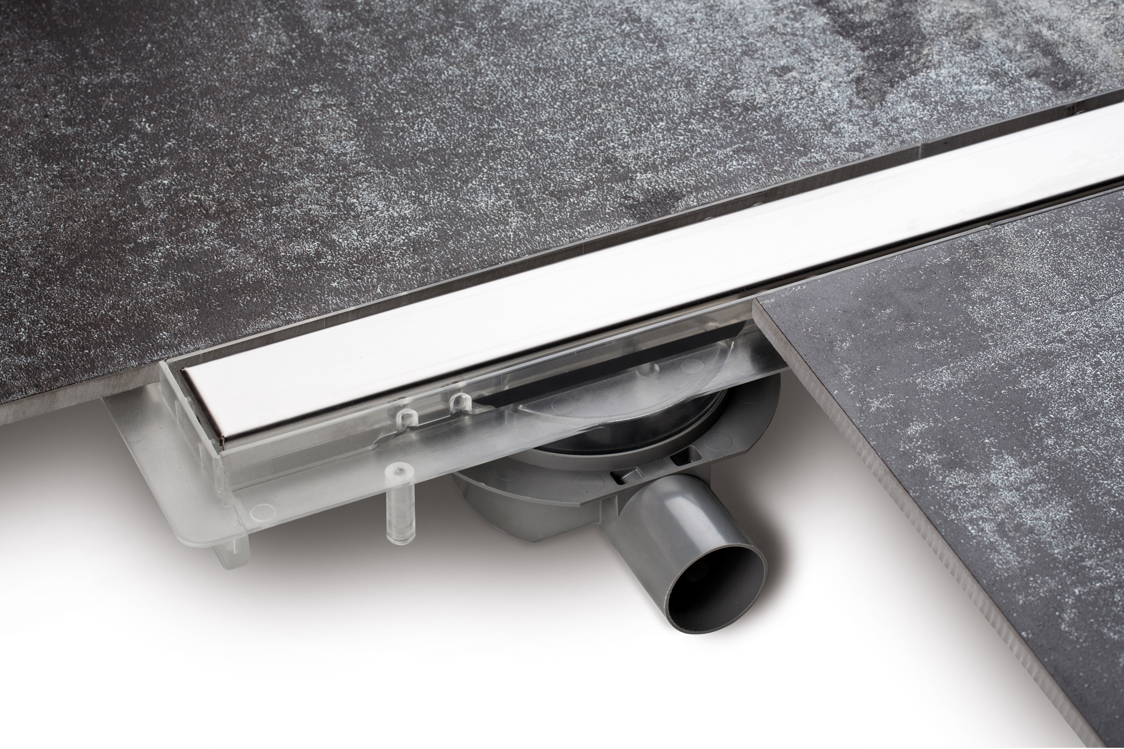 acrilan modular floor grate set 90x4 + waterproofing membrane