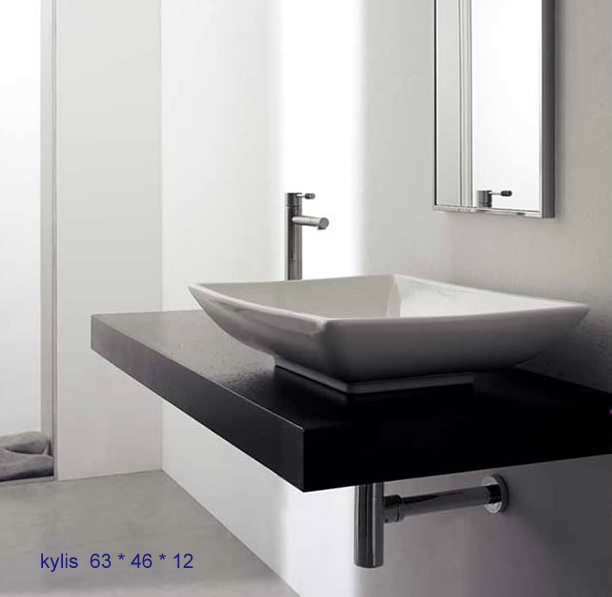KYLIS SCARABEO sink table dimensions 63*46*12