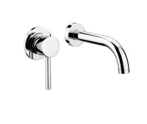 Concealed single lever basin mixer complete with: