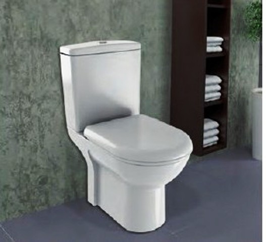 serel vela toilet  floor with a flush