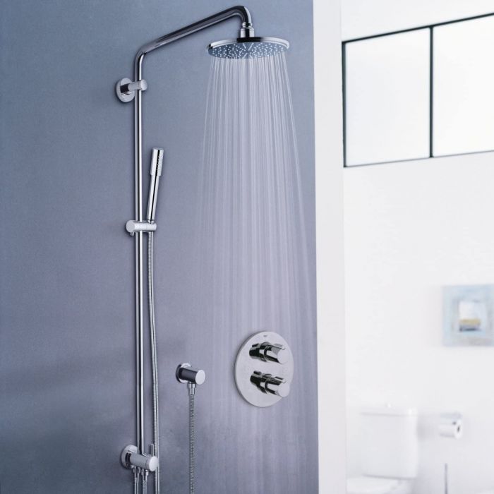 RAINSHOWER SYSTEM 210 SHOWER SYSTEM WITH DIVERTER FOR WALL MOUNT