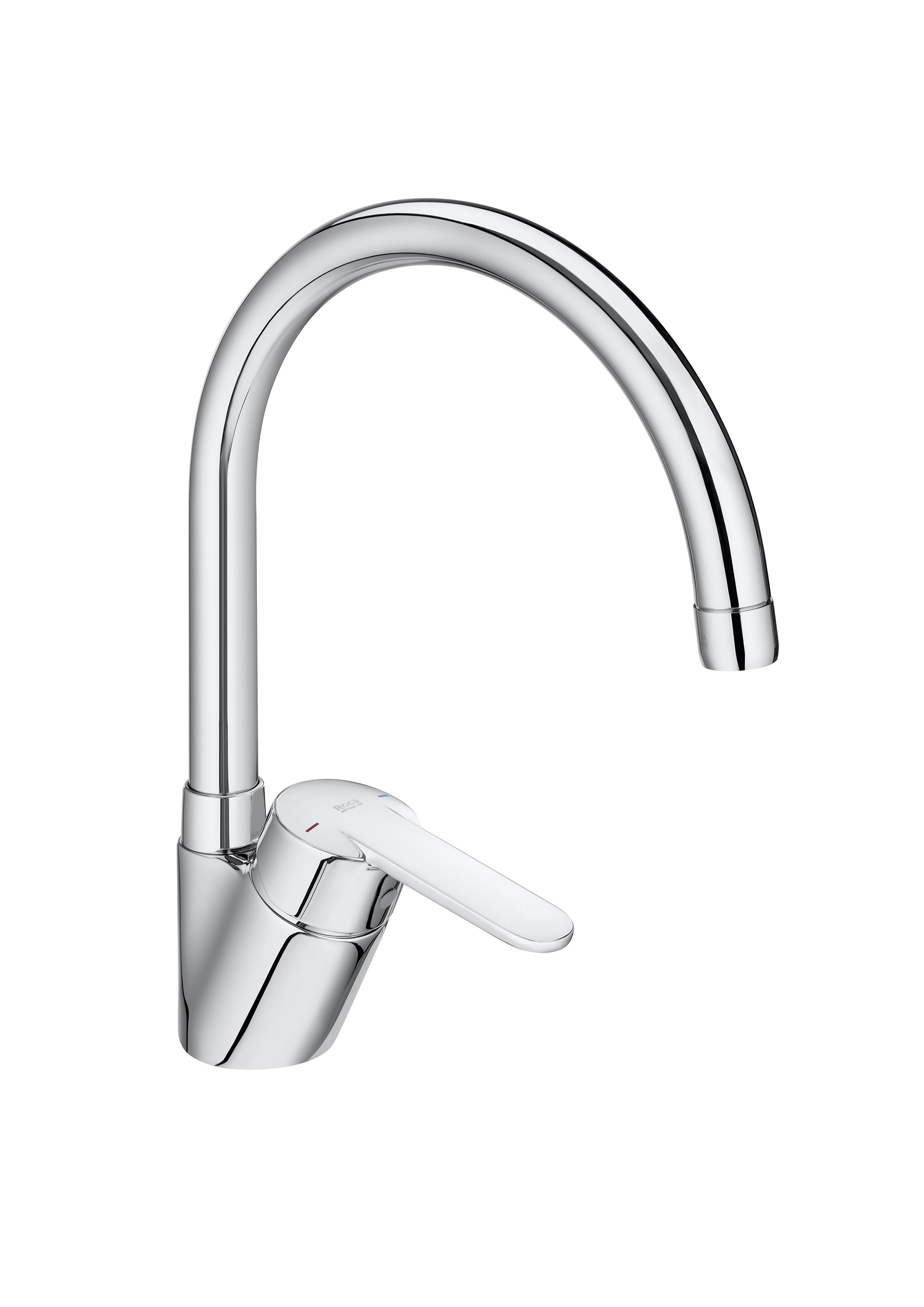 Kitchen sink mixer with swivel spout