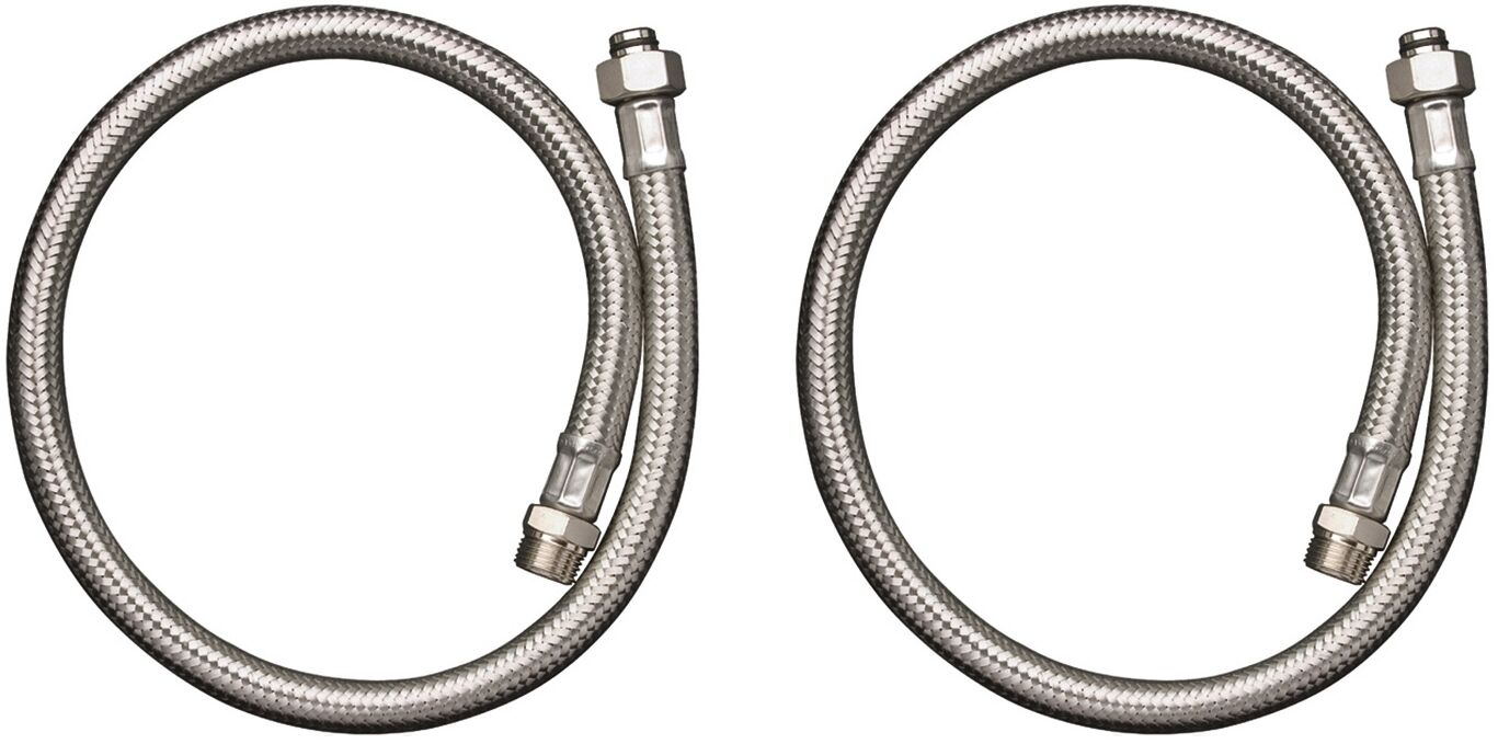hansgrohe Connection tube set 96387000 for 2-hole rim mounted th