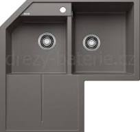 BLANCO 526798 Sink Metra 9 E  rock grey with outflow remote cont