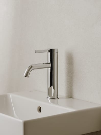 Basin mixer with pop-up waste, Cold Start