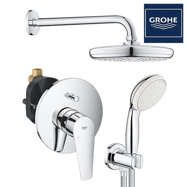 GROHE BAUEDGE Single-lever shower-bath mixer